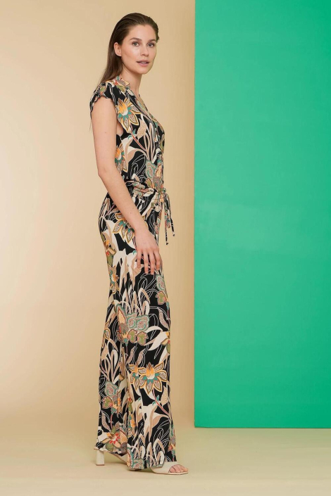 Geisha multi color dames jumpsuit