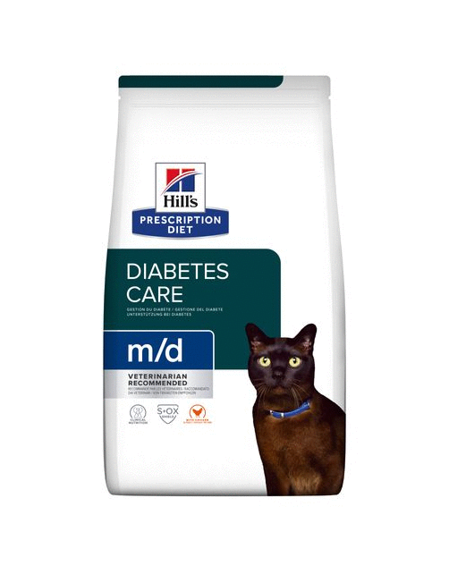 Hill's Prescription Diet M\/D Diabetes\/Weight Management Zak - Kattenvoer - Kip 3 kg