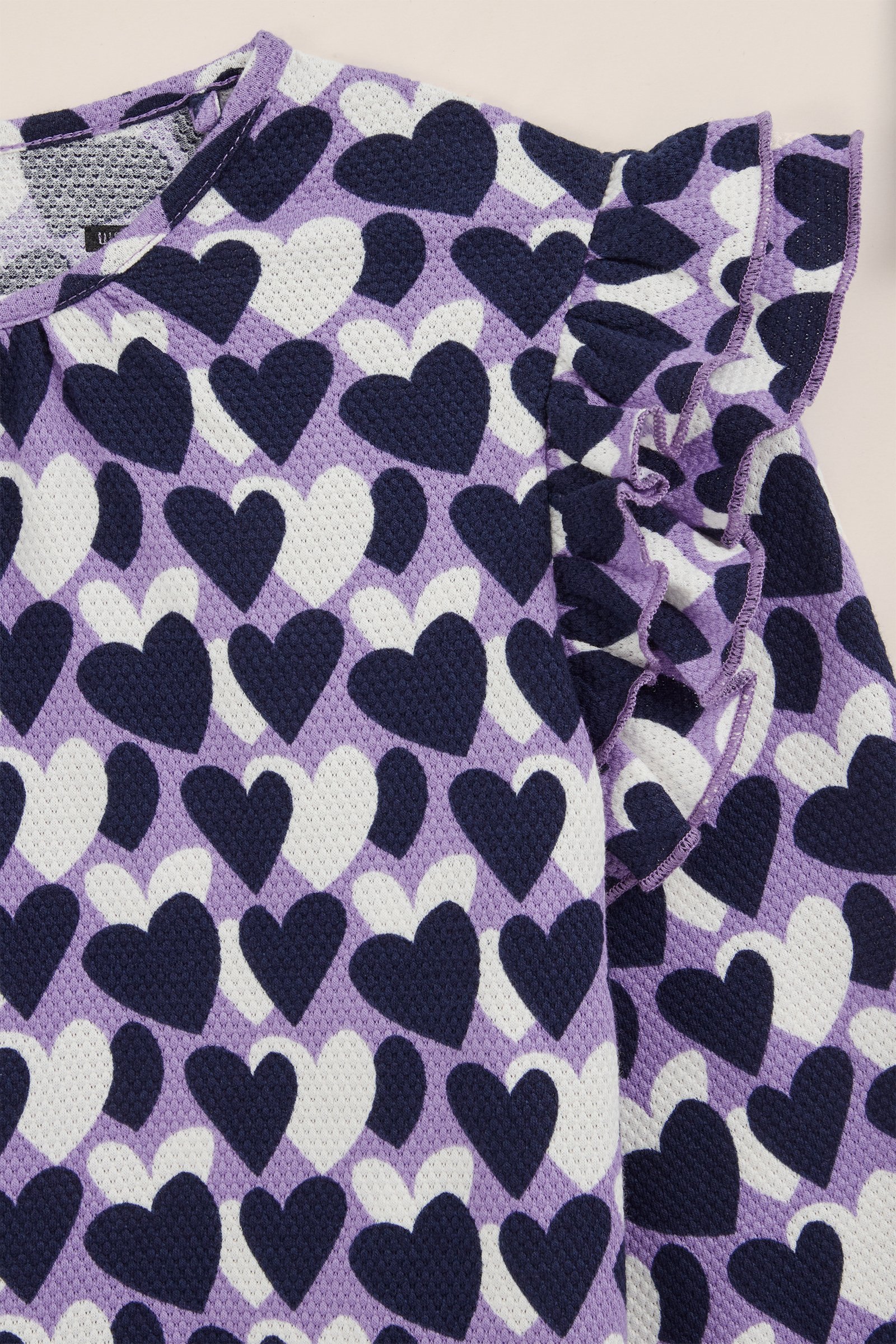 Meisjes T-shirt met dessin WE Fashion Lichtpaars