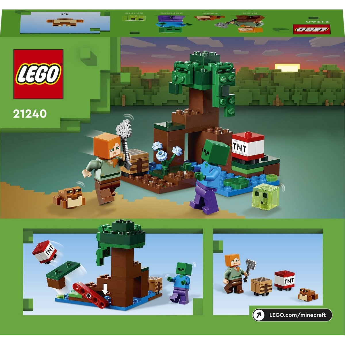 Aventure dans le marais Lego Minecraft 21240
