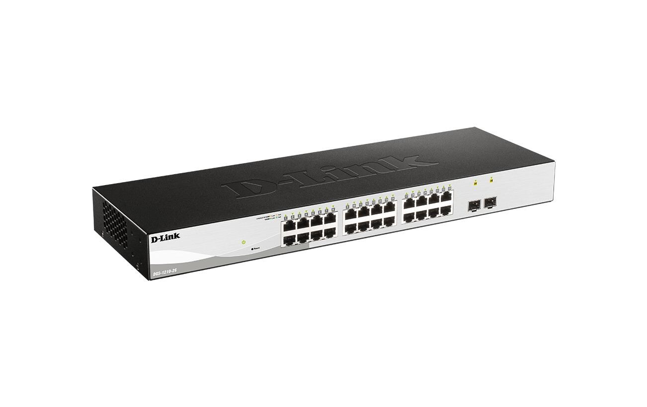 Switch DGS-1210-26 26 Port<br>D-Link DGS-1210 Serie Smart+ Managed Gigabit-Switches