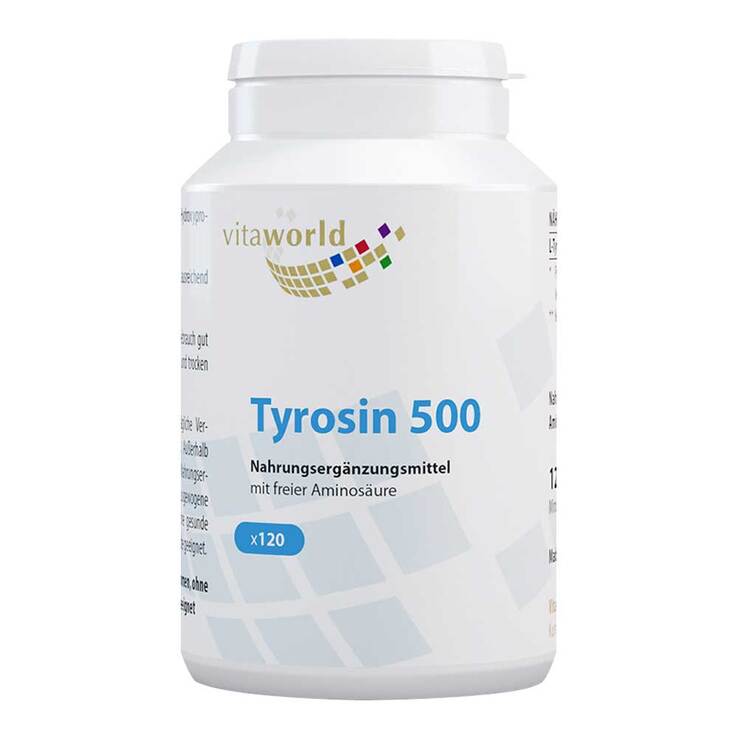Tyrosin 500 mg Kapseln, 120 St
