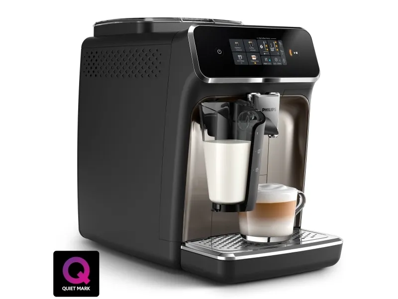 Philips Series 2300 EP2336 - Automatisk kaffemaskine med mælkeskummer - 15 bar - sort/krom