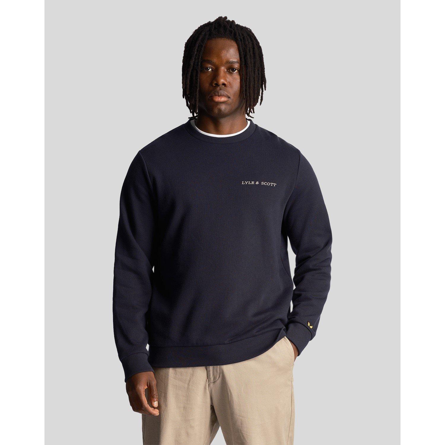 Lyle and Scott Lyle Emb C-Neck Sws Sn99