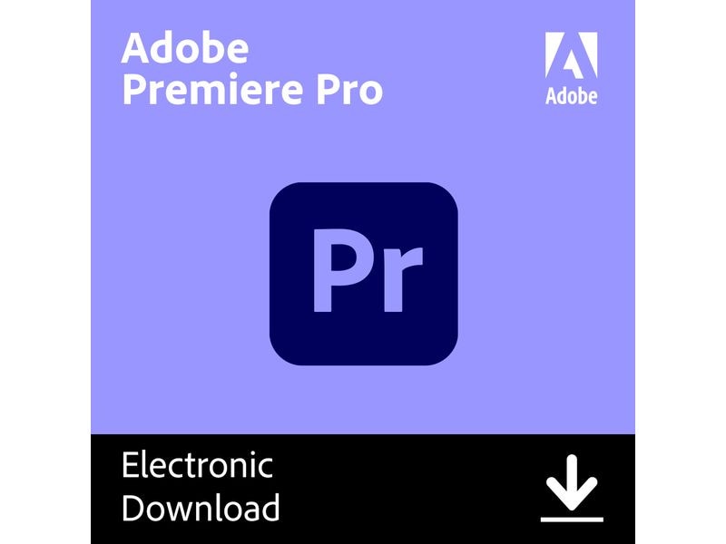 Adobe Premiere Pro ESD, Subscription, WIN & MAC, 1 Jahr Videobearbeitung mit Adobe – da steckt mehr für dich drin