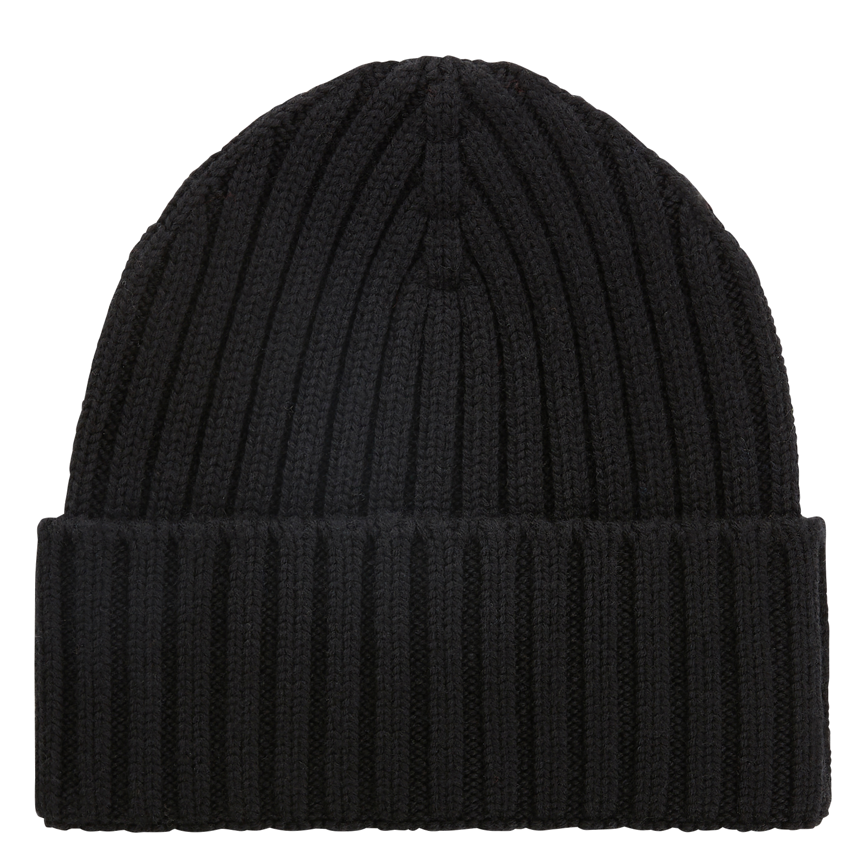 Bonnet en laine mérinos | Noir