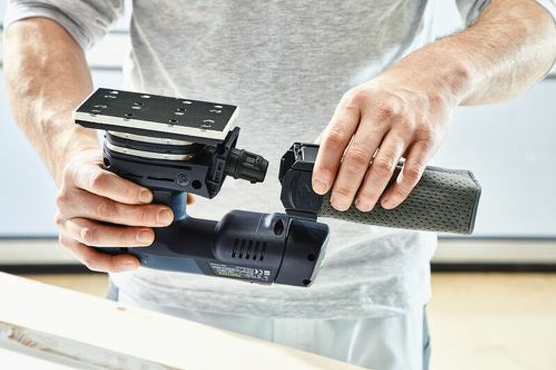 Festool RTSC 400-Basic-Promo 18V Li-Ion vlakschuurmachine set (1x 3,1Ah) in systainer - 80 x 130mm - koolborstelloos