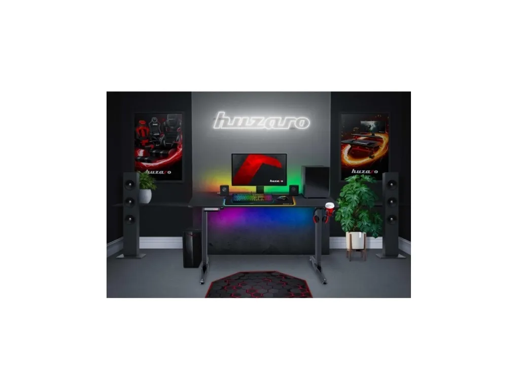 Biurko Huzaro Hero 8.5 sort 140 cmx60 cm