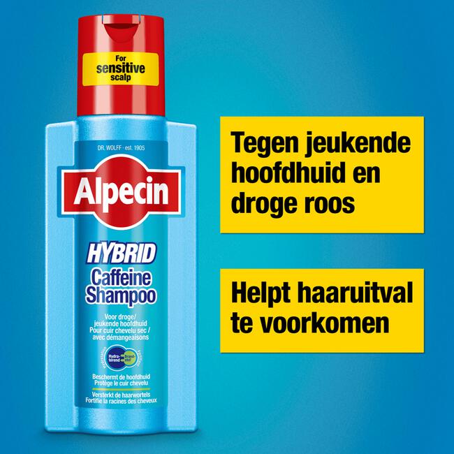 Alpecin Hybrid Cafeïne Shampoo 250 ML