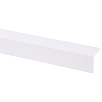 Hoekprofiel kunststof wit 30x30 mm 260 cm