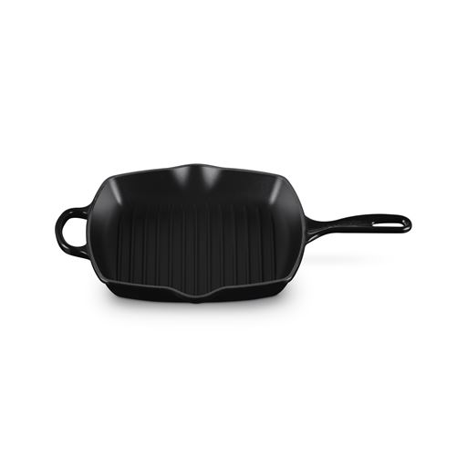 Le Creuset Kvadratisk Grillpande, Black, 26x26 cm