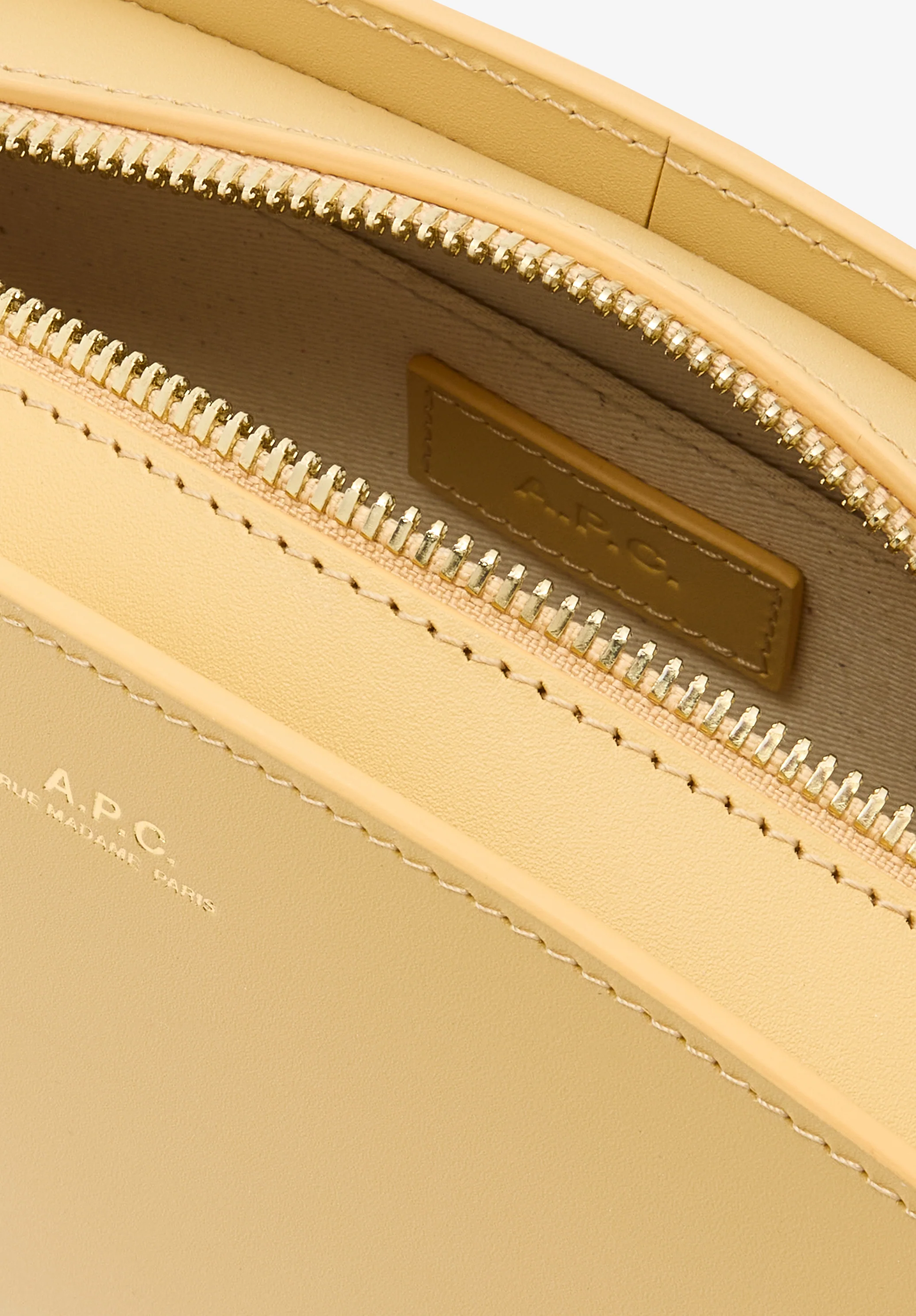Sac Demi-Lune Shoulder - Jaune beurre