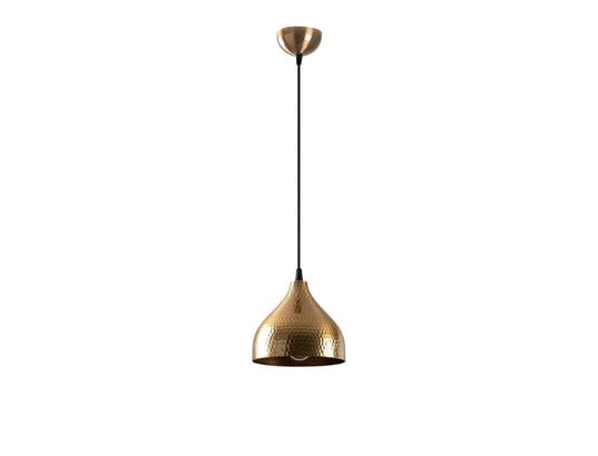 TOILINUX - Lampadaire salon Suspension en métal martelé doha - or