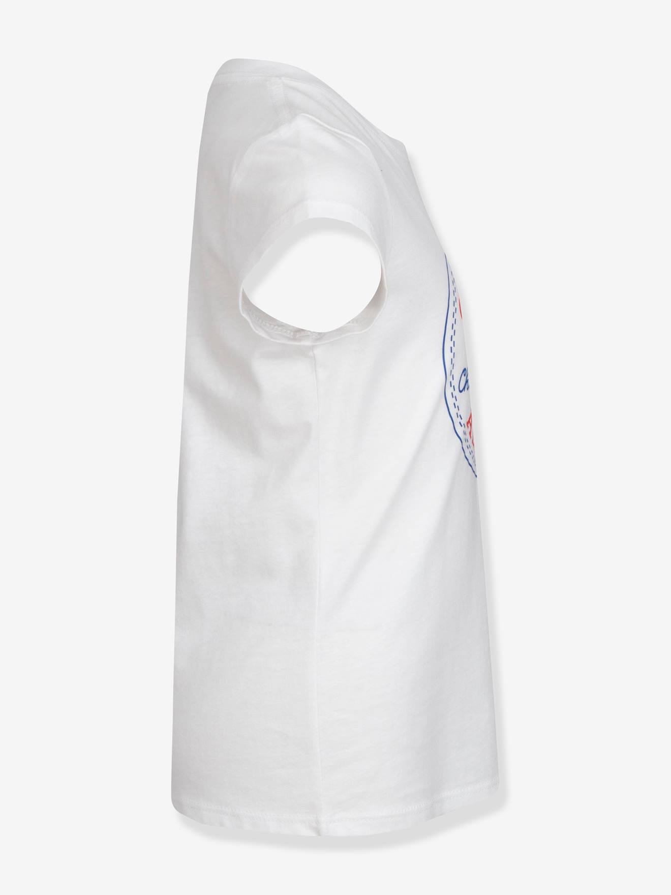 Camiseta infantil Converse Chuck Patch, branca