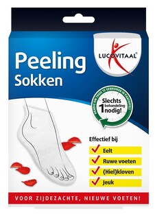 Lucovitaal Lucovita Peeling Sokken 1PR