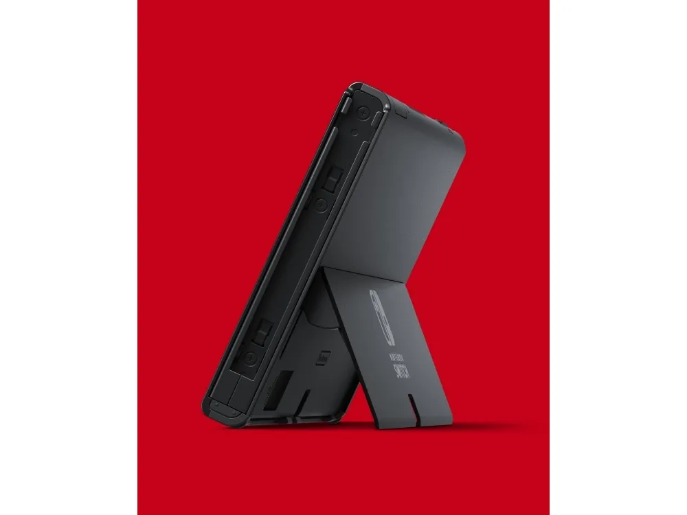 Nintendo | Switch OLED - Spilkonsol - Full HD - 64GB - Sort | Inkl. 2 x Joy-Con (Neonrød/Neonblå)