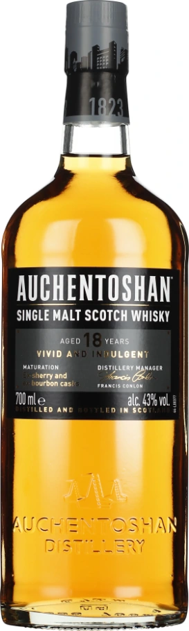 AUCHENTOSHAN 18 YEARS SINGLE MALT 70CL