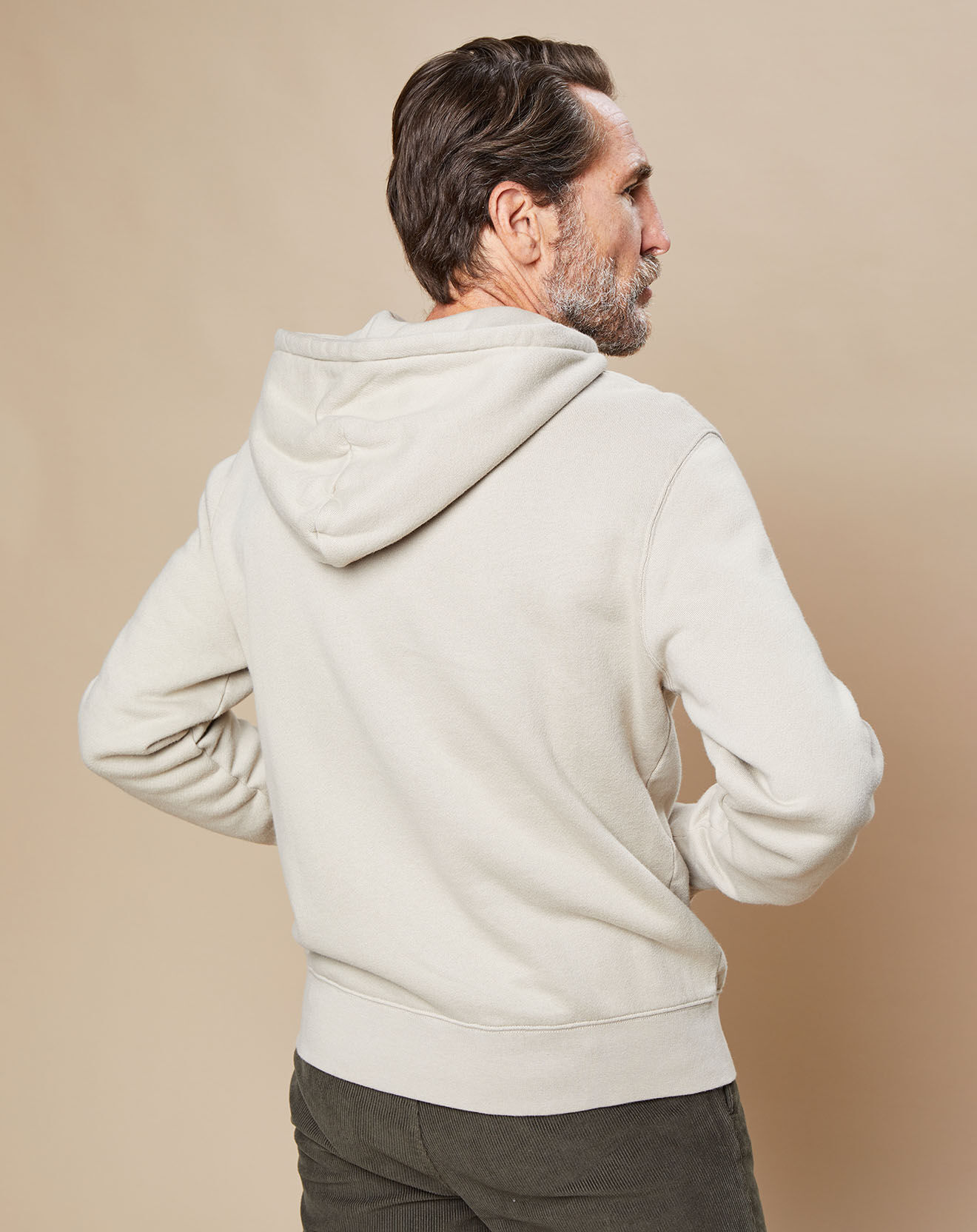 Hartford Sweat à capuche Hoody beige