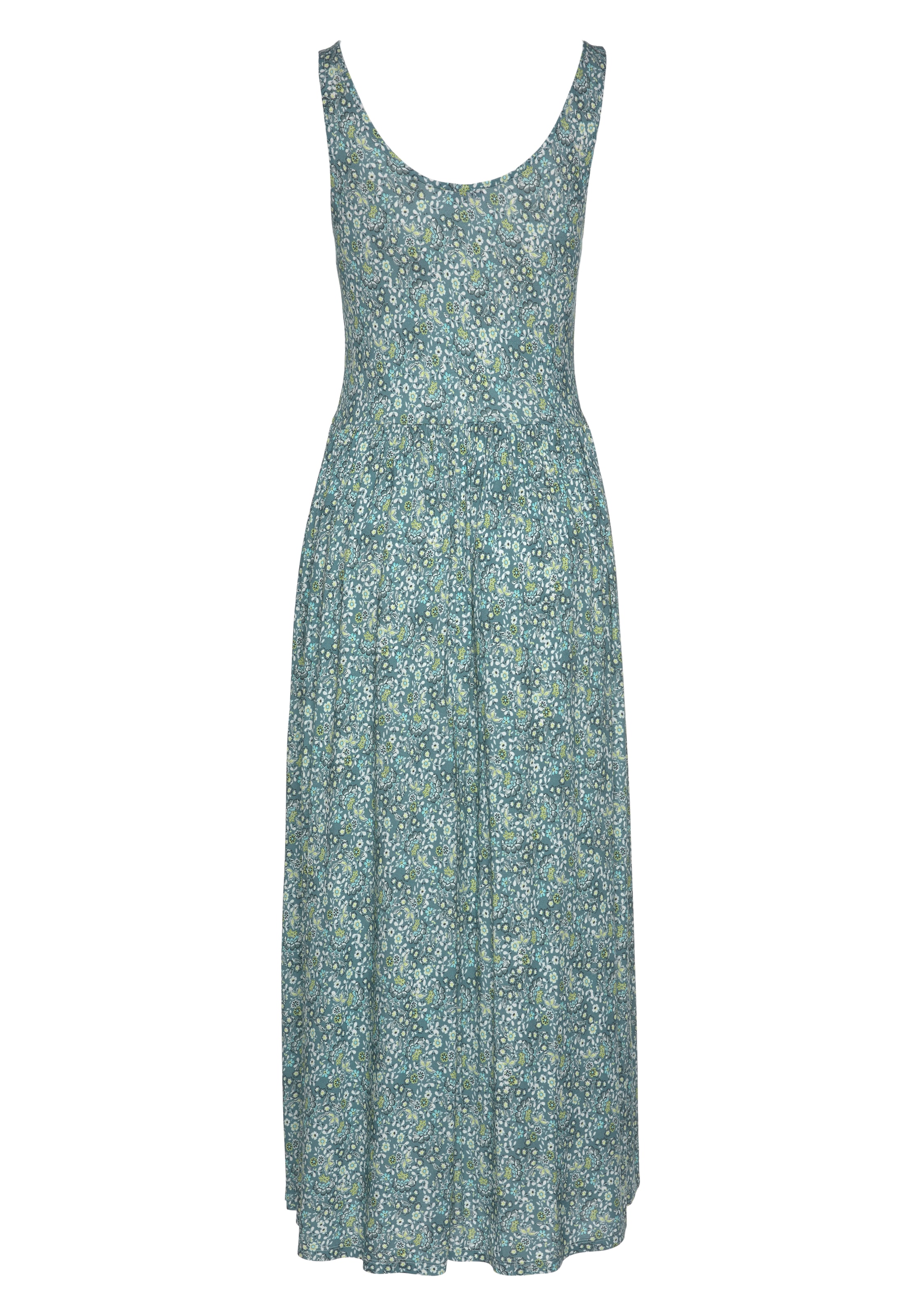 Vivance Midikleid mit Blümchendruck, luftiges Sommerkleid, Strandkleid