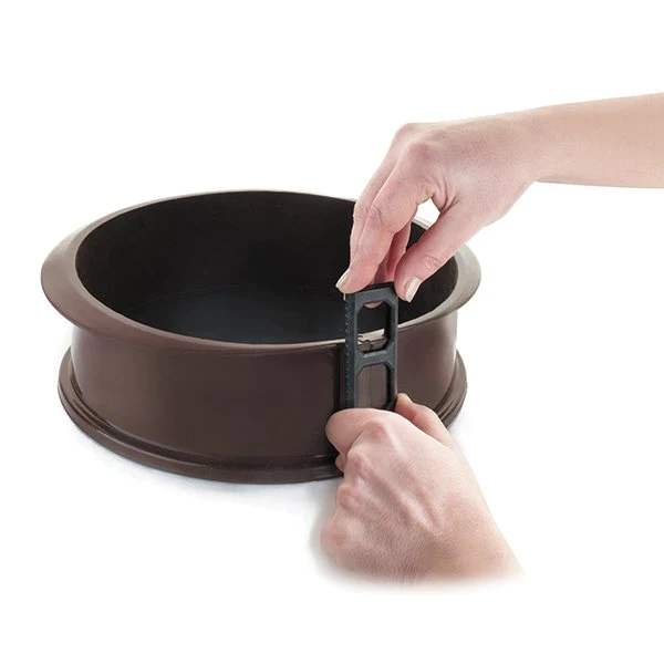 Moule rond 25 cm en silicone avec fond amovible Lacor