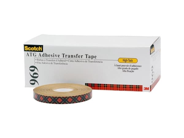 3M overføringslim ATG 969, 19 mm x 33 m for hånddispenser ATG 700 - 1 stk (9691933)