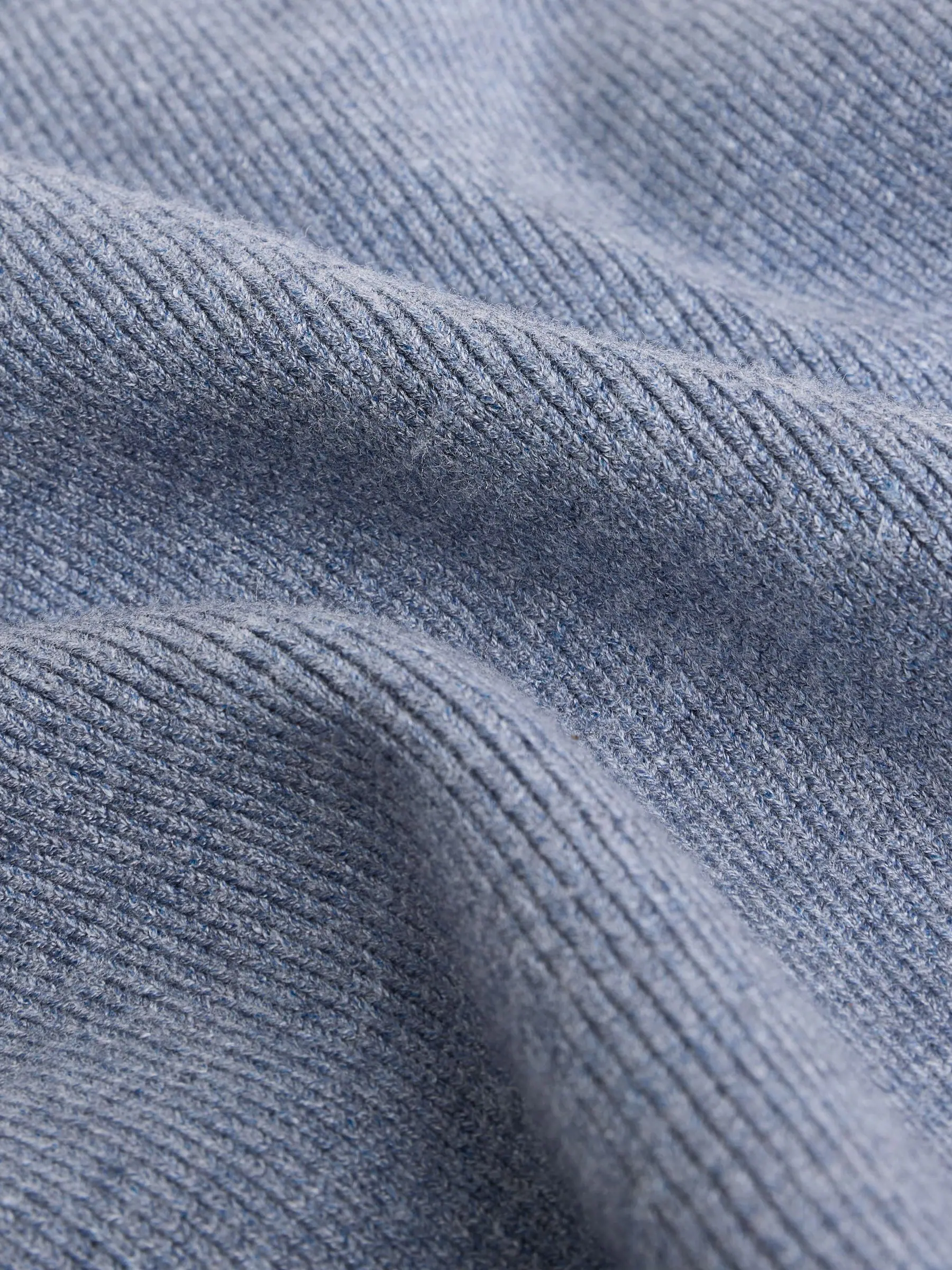 Blauw gebreid - Baby Cardigan (0mths-2yrs)