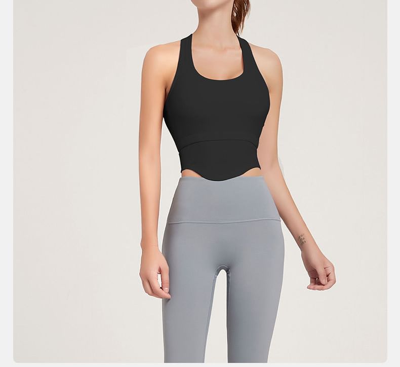 Lady Lily - Effen racerback sportbeha