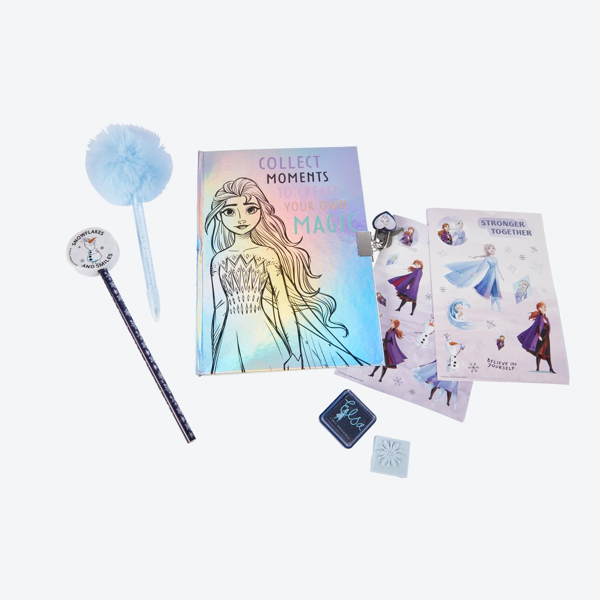 Frozen Glitzer-Tagebuch-Set, mehrteilig