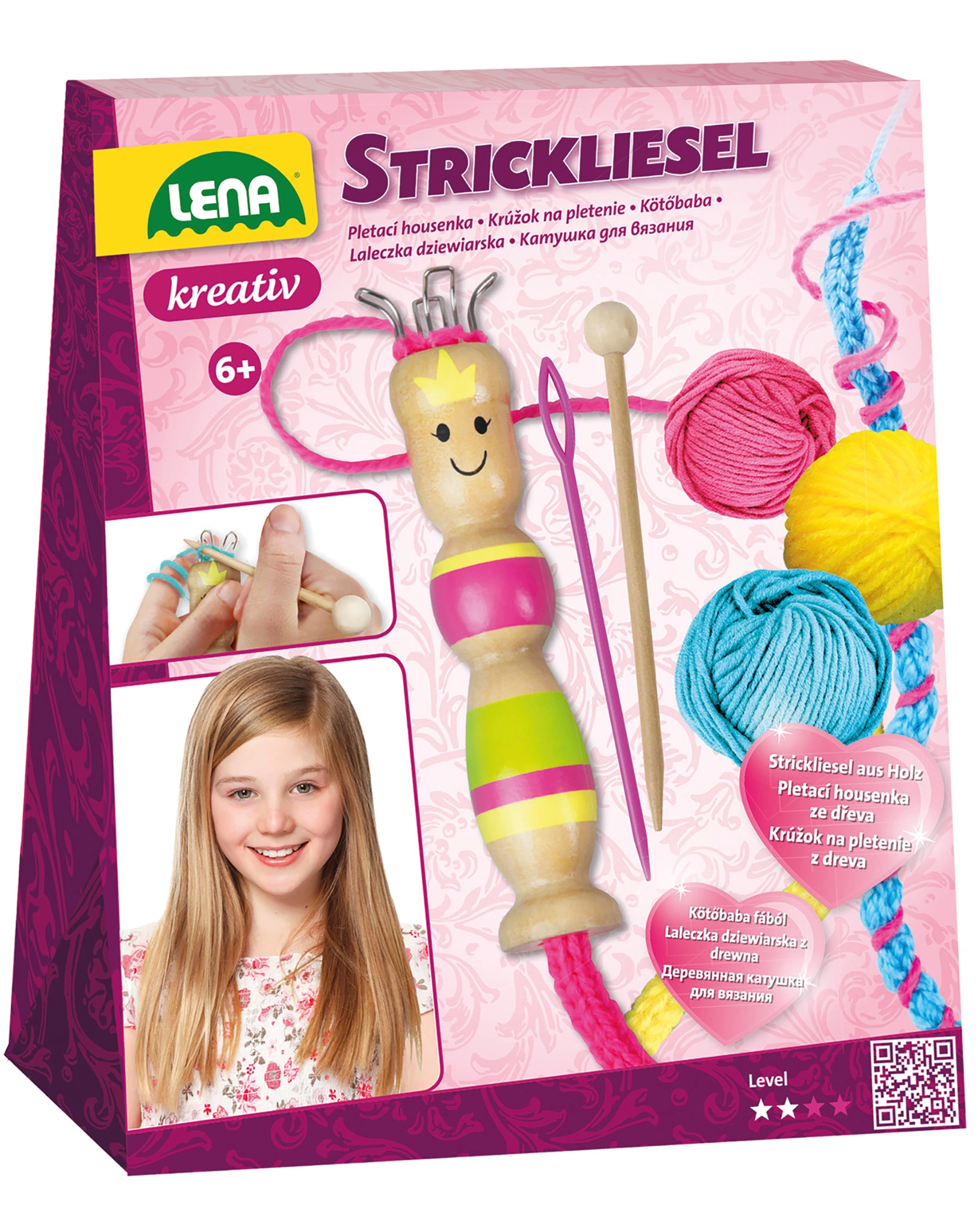 Strickliesel LENA KREATIV in bunt