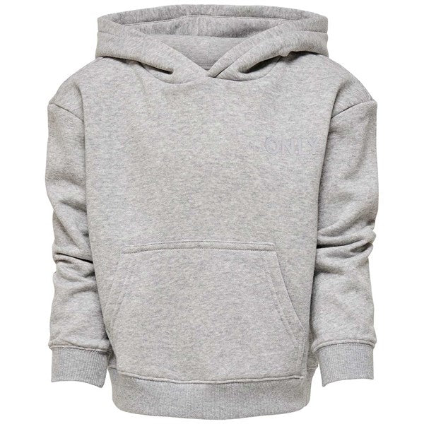 Light Grey Melange Every Life Small Logo Noos Hoodie | Luksusbaby