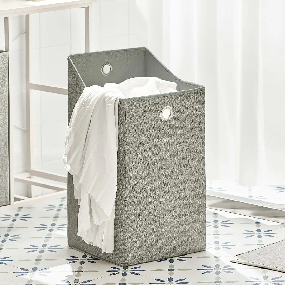SoBuy BZR57-W Panier à linge