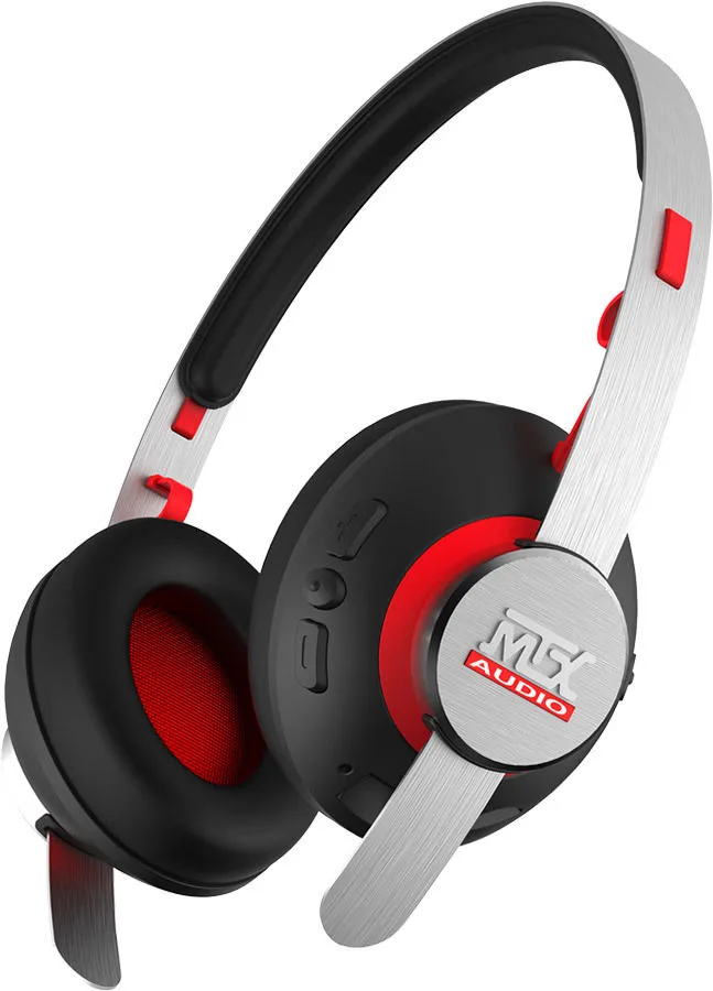 MTX iX3BT Noir et rouge Casques Bluetooth