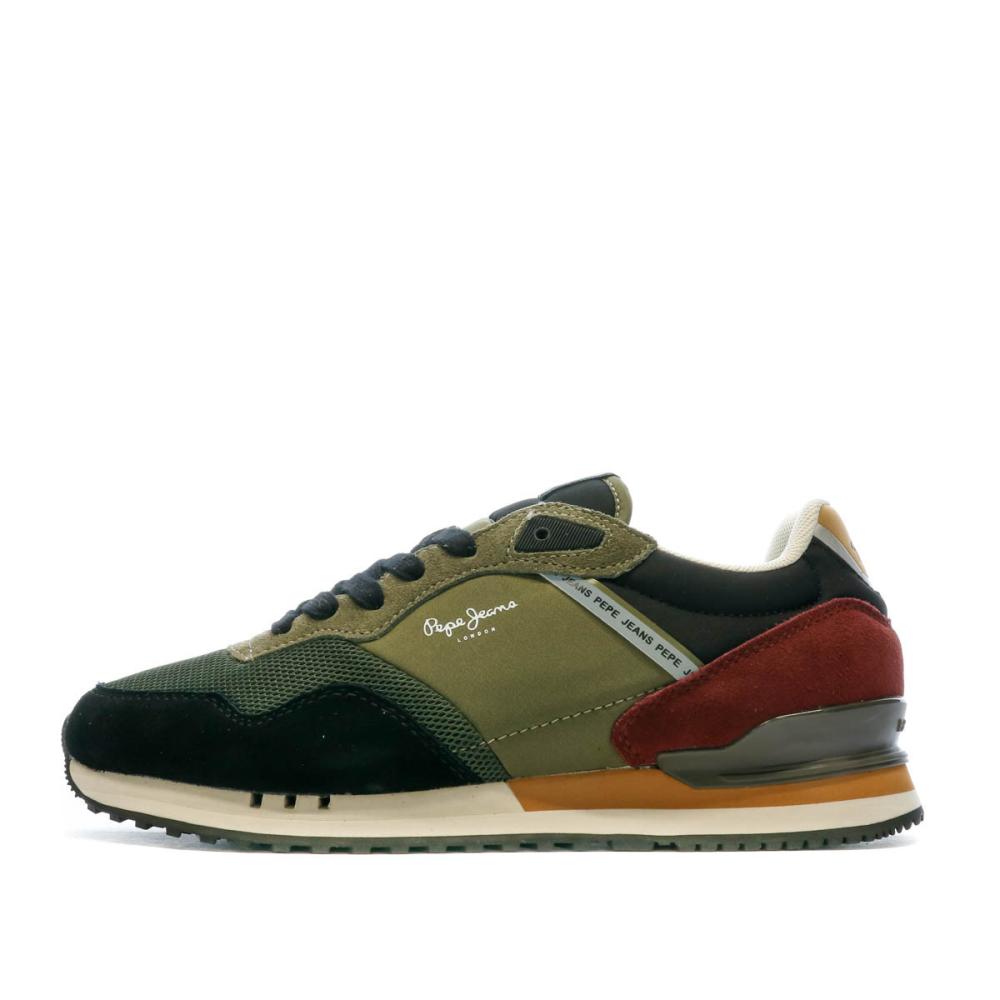 Pepe jeans Baskets Noir/Vert Homme Pepe jeans London Forest