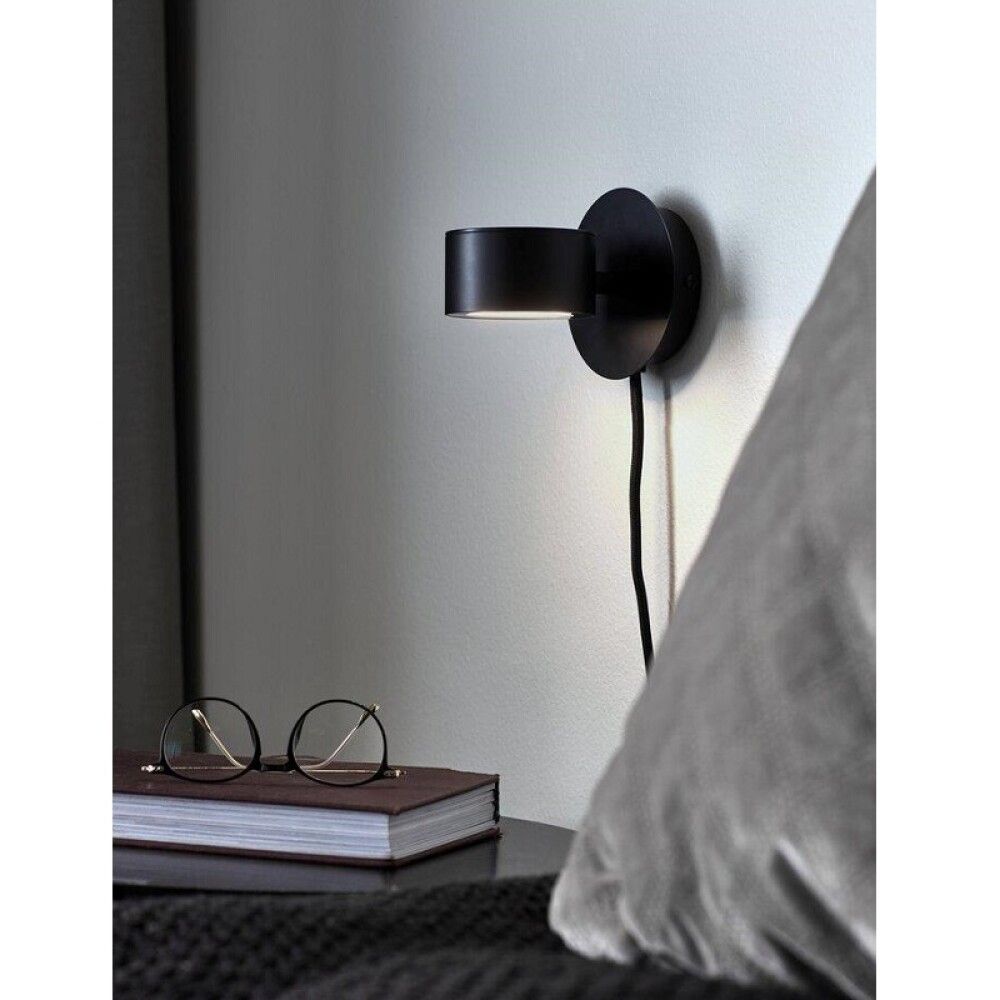 VEGGLAMPE NORDLUX CLYDE 5W SVART