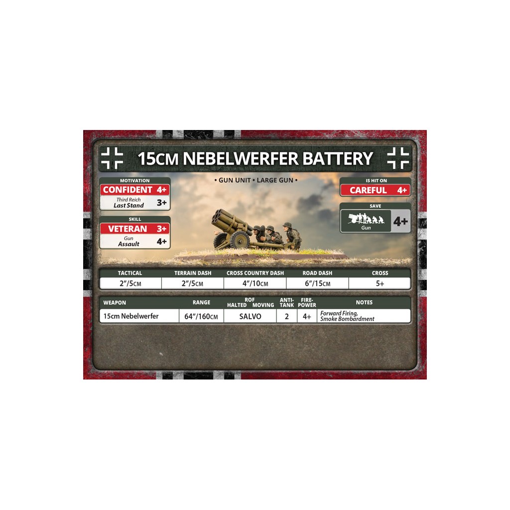 Flames of War - 15cm Rocket Launcher Battery