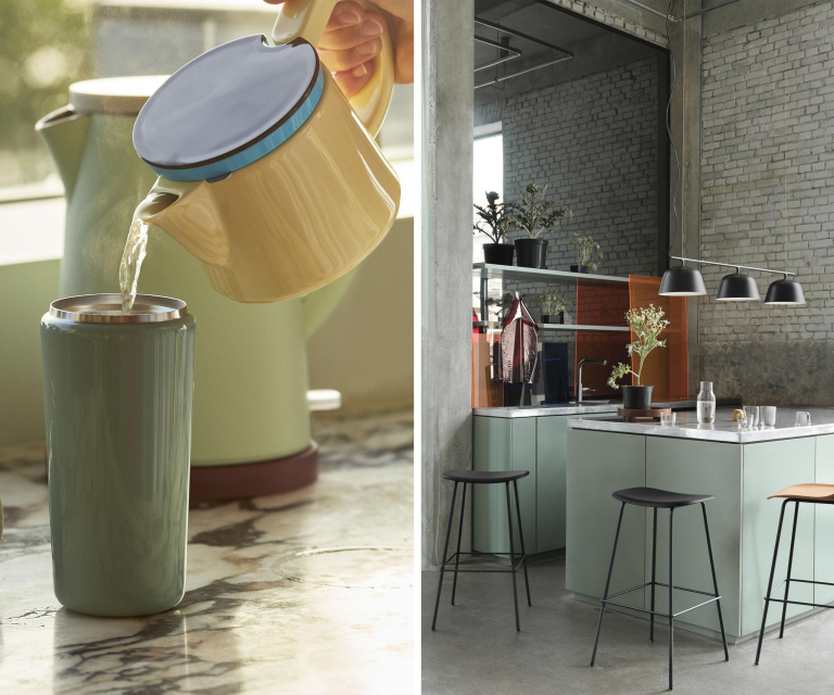 Muuto Corky karaf grijs
