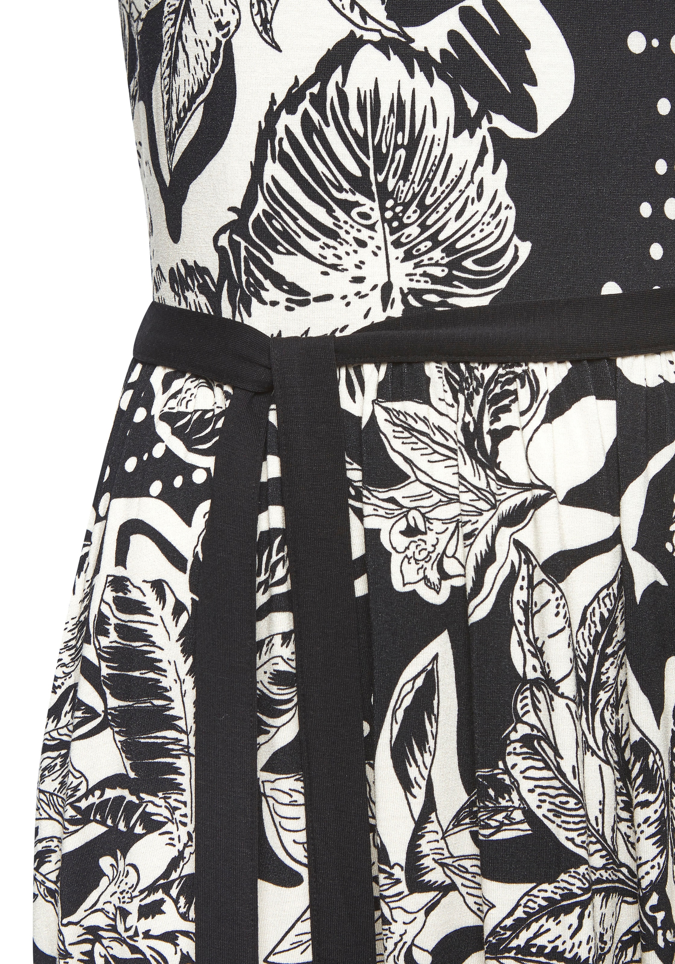Vivance Jerseykleid mit Bindeband, Sommerkleid, casual