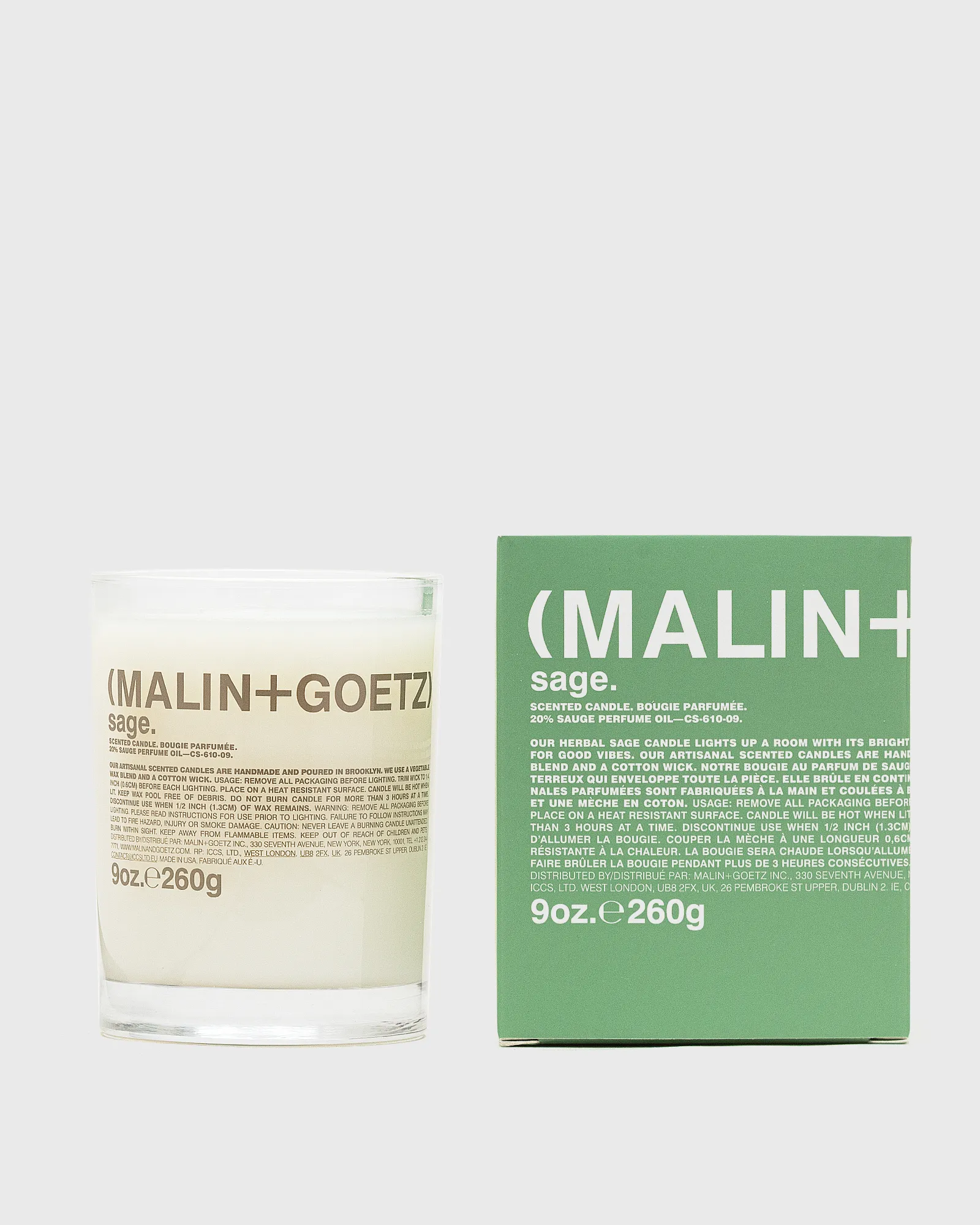 Malin + Goetz Sage Candle - 255 gr