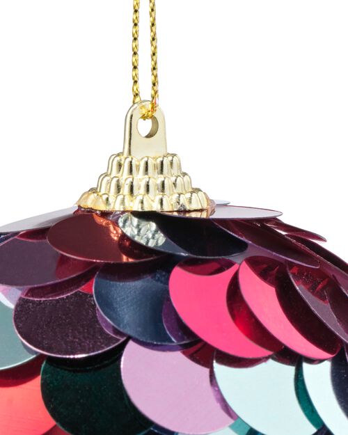 boule de Noël multi paillettes