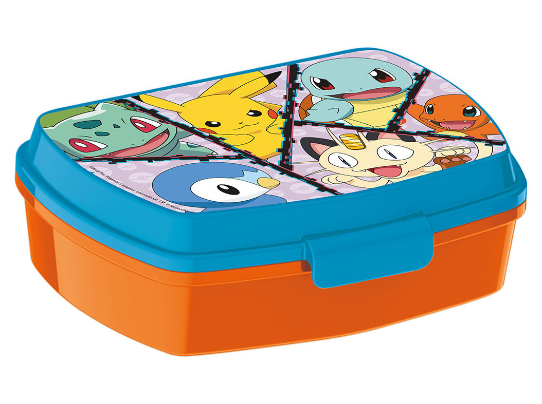 CAIXA PARA ALIMENTOS POKÉMON PLÁSTICO