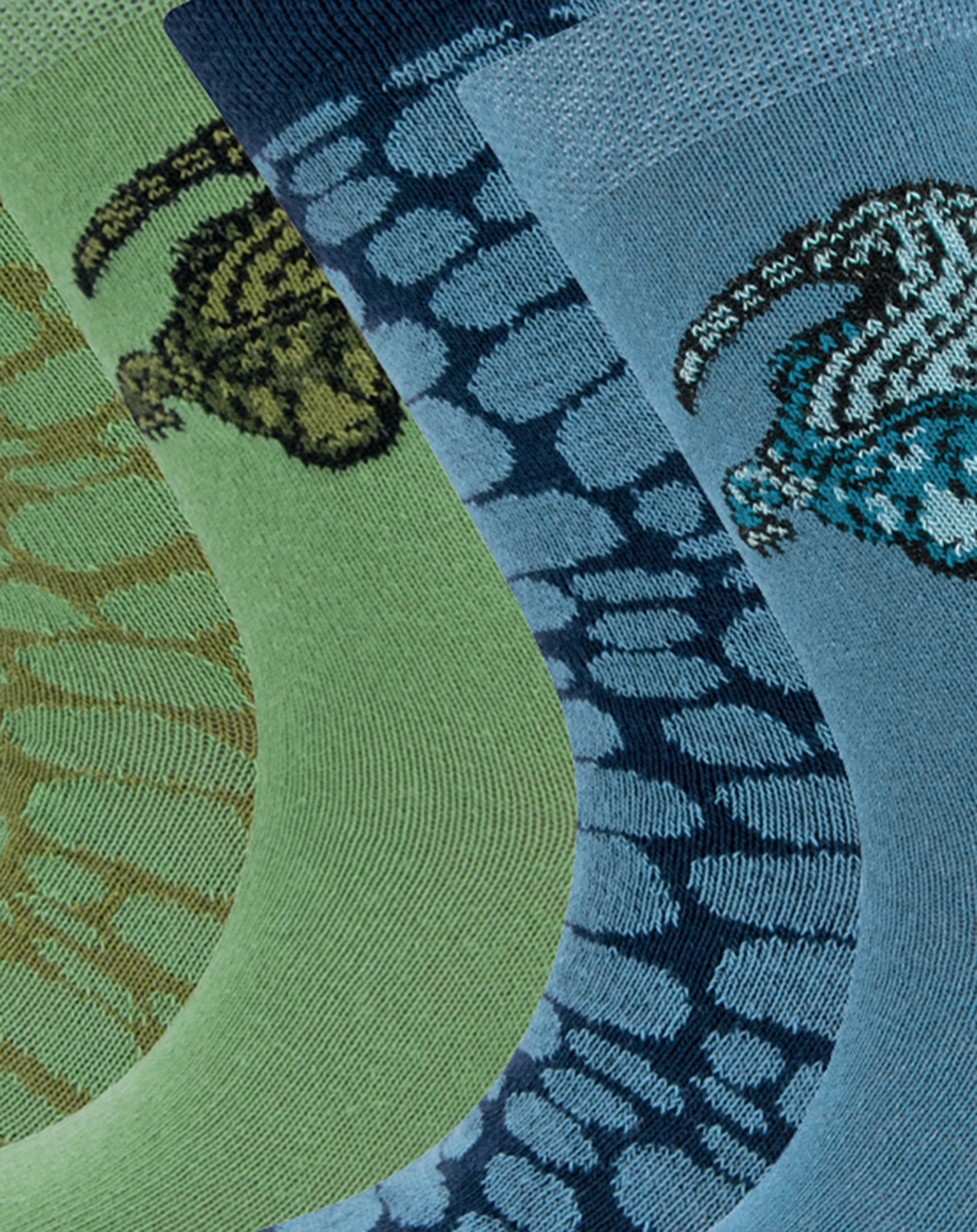 Socken KROKODIL 4er Pack peppermint/navy