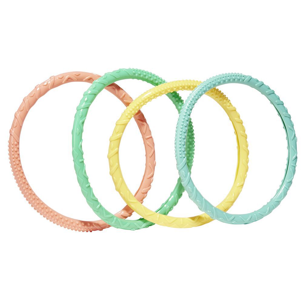 Anneau de plongée lesté pour piscine x4