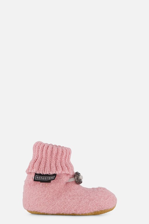 Bergstein cozy baby slofjes roze