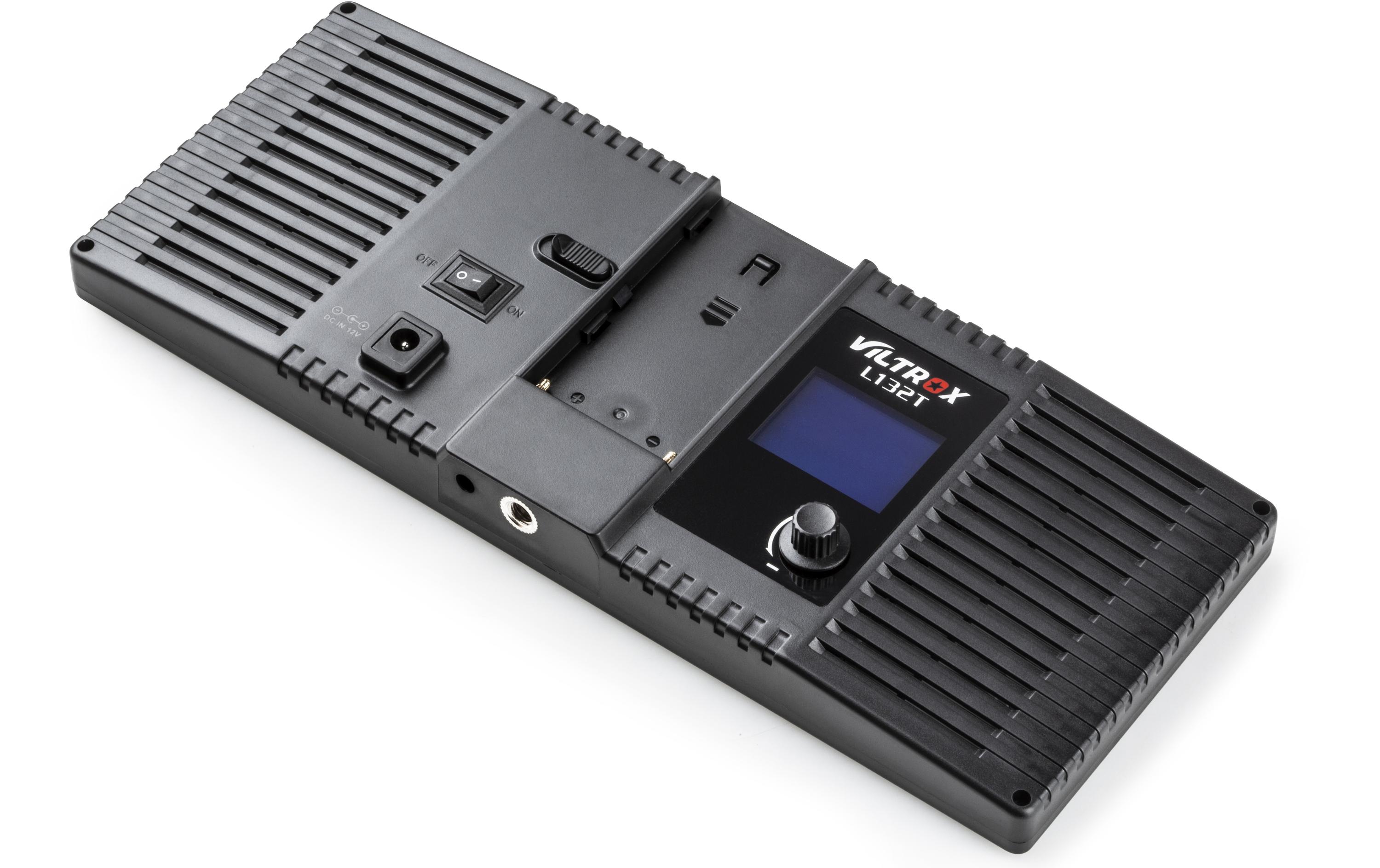 Videoleuchte VL-132TBreite LED-Leuchte mit Display