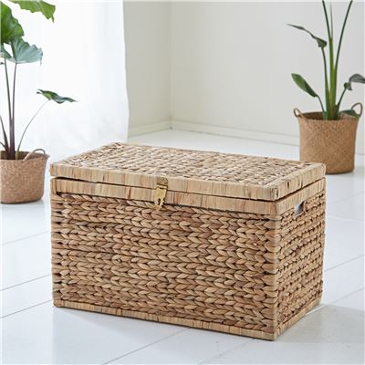 Coffre de rangement tressé