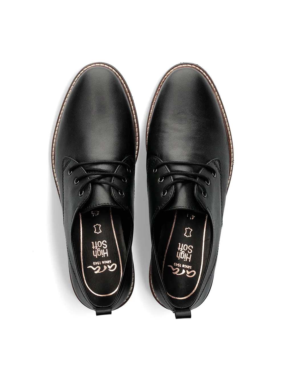 Schnürschuh Kent schwarz