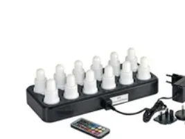 LED-lys Duni, genopladelige, pakke a 12 stk.