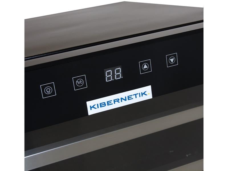 Kibernetik Weinkühlschrank M4801 Schwarz, Rechts Freistehender Weinschrank