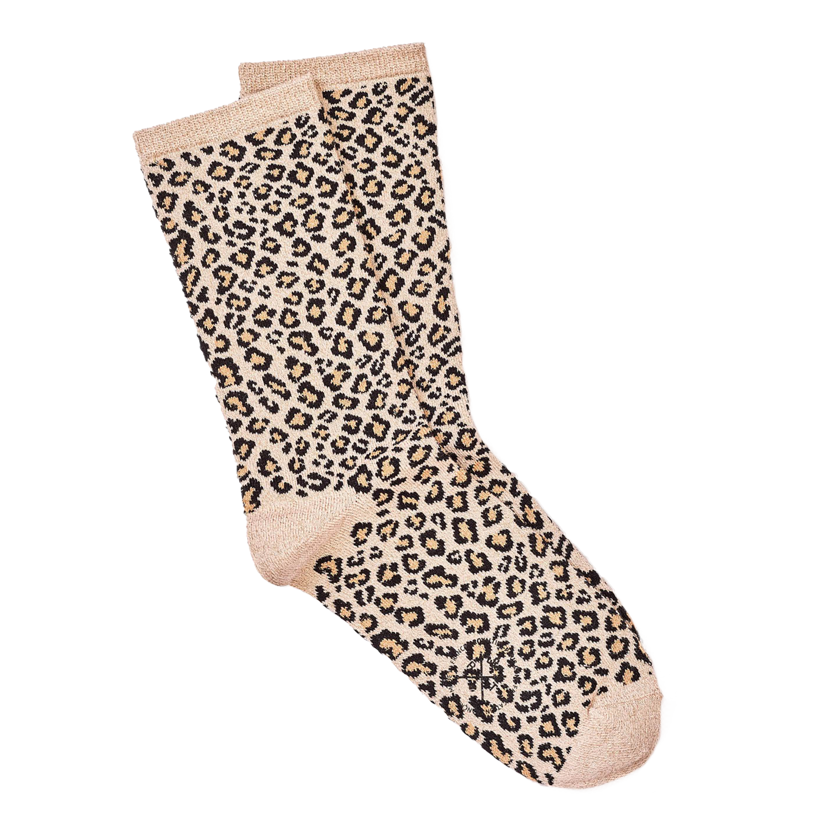 LEA - Chaussettes motif léopard en coton mélangé | Blanc