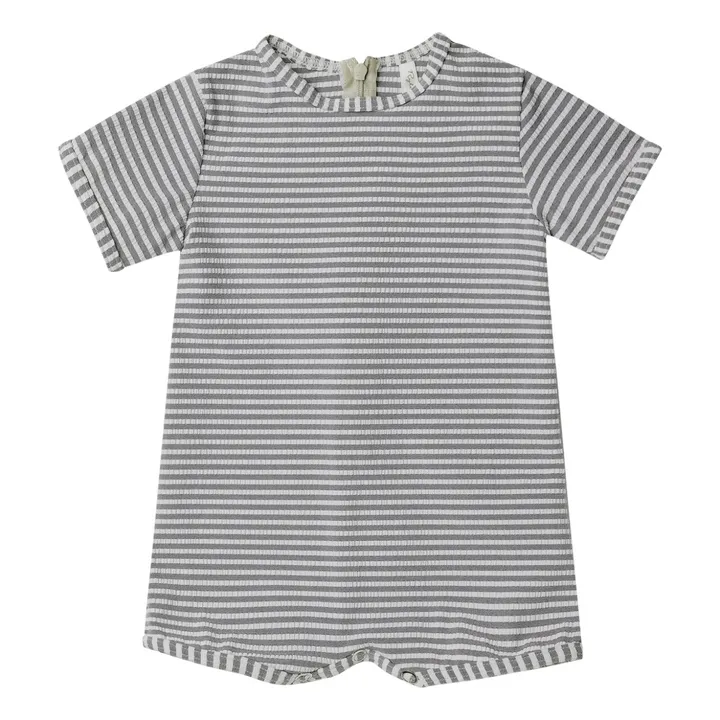 Rylee + Cru Combishort Anti-UV Rayé | Gris